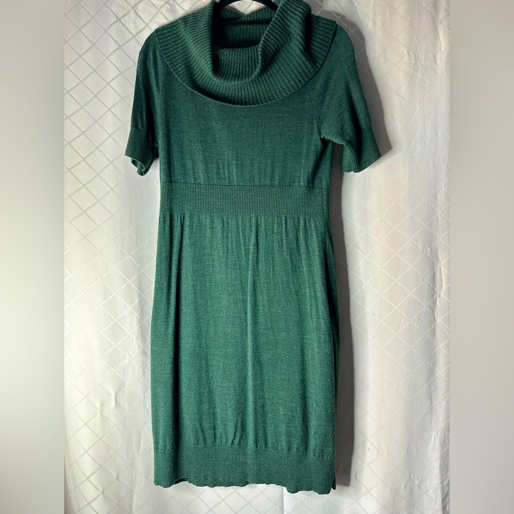 Gorgeous Green Lands’ End Sweater Dress